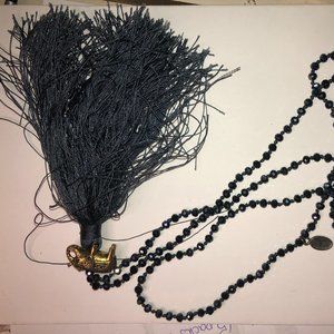 Blue Elephant Necklace